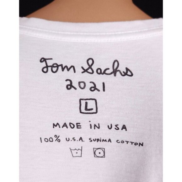 Tom Sachs Love Bird T-Shirt Size L Womens White Tee 2021 $85 - Picture 9 of 10